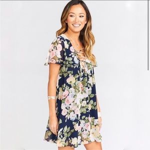 Show Me Your Mumu Kylie Lace Up Dress
